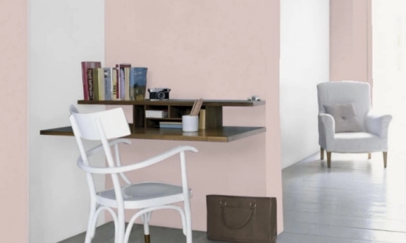 Marshall Gül Pembe Duvar Rengi Çiçek Bahçesi Gibi Mekanlar
