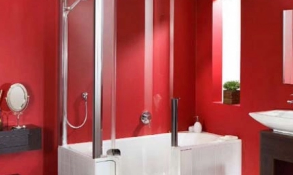 Banyo Dekorasyonunda Şahane Kırmızı Renkler
