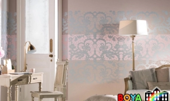 Romantik Bir Oda Dekorasyonu İçin Duvar Boyama Fikirleri