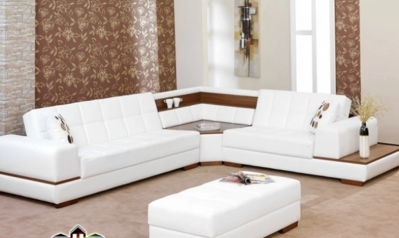 Bembeyaz Köşe Takımları İle Şık Oturma Odaları