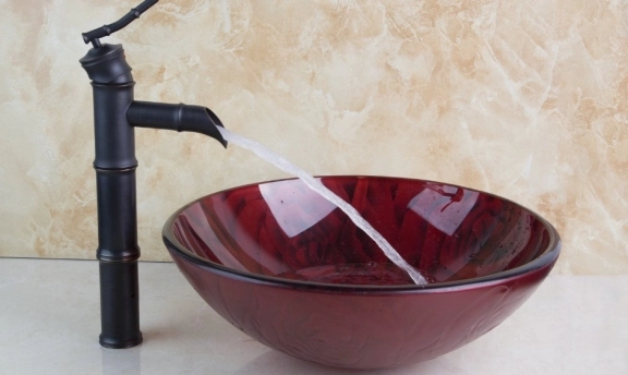 Çok Değişik Cam Çanak Lavabo Tasarımları