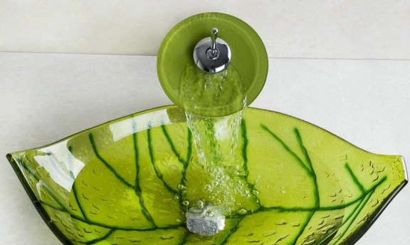 Çok Değişik Cam Çanak Lavabo Tasarımları