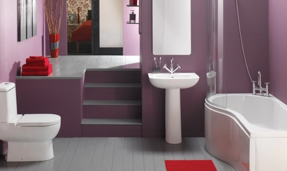 Modern Banyo Dekorasyon Renkleri 2016