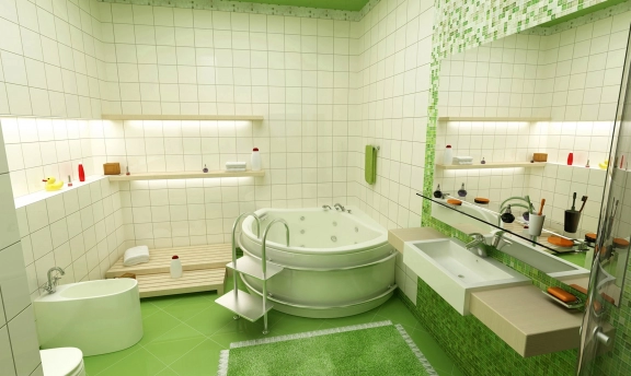 Modern Banyo Dekorasyon Renkleri 2016