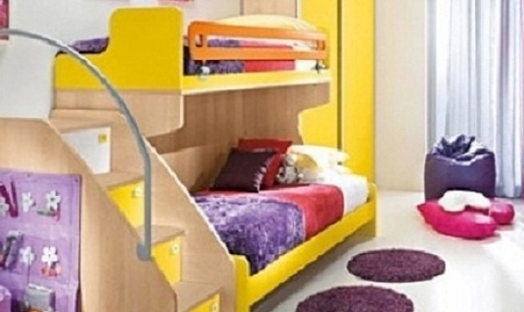Çok şık çocuk odası ranza tasarımları