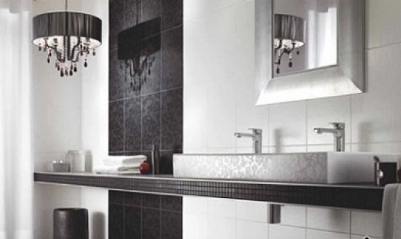 Beyaz renkli harika banyo dolapları