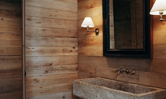 Ahşap tasarım banyo dekorasyonu fikirleri