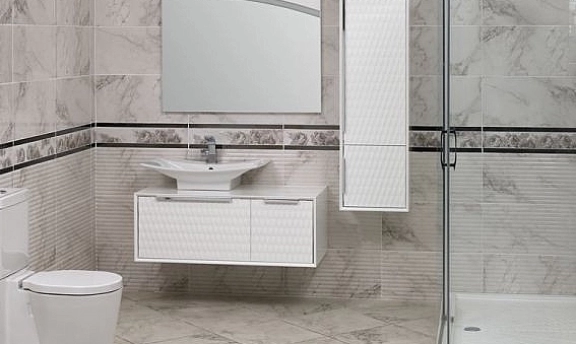 Yeni Beyaz Banyo Fayansı Örnekleri ve Fikirleri