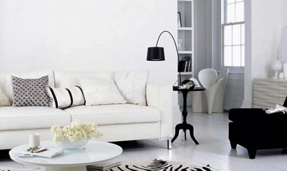 En Güzel Beyaz Salon Dekorasyonu Fikirleri