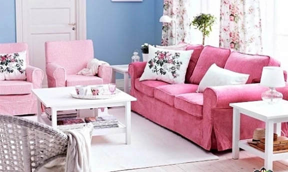 Toz Pembe Duvar Rengi ile Hoş Ortamlar