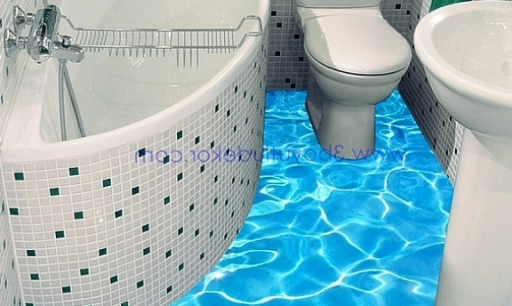 3 Boyutlu Banyo Duvar Dekorasyonları