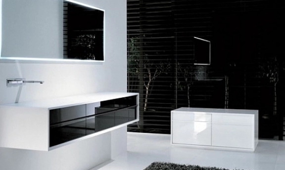 Çok Şık Siyah Banyo Dekorasyonları