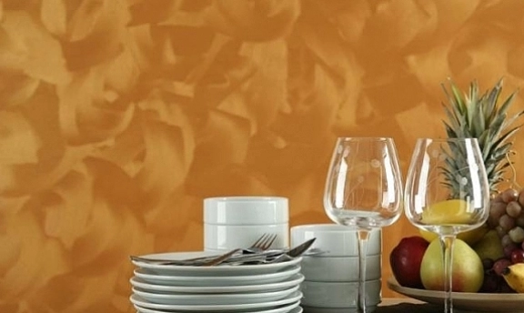 Filli Boya Desenli Duvar Boyaları (Alpina Style Dalgalı Doku)