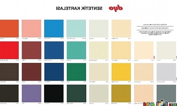Dyo Boya Renkleri Önerileri