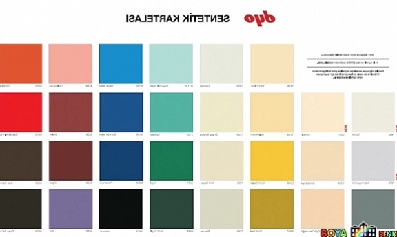 DYO Dış Cephe Duvar Renk Kartelası ve Kataloğu