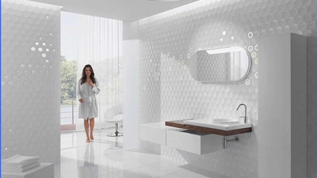 Yeni Beyaz Banyo Fayansı Örnekleri ve Fikirleri