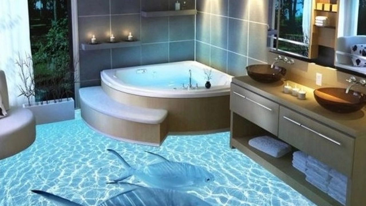 3d Banyo Fayansları İle Banyolarda Derinliği Hissedin
