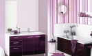 Mor Renkli Banyo Dekorasyonu Tasarımları