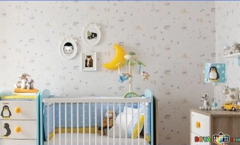 Bebek Odası için Duvar Kağıdı Örnekleri