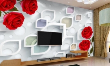 TV Arkası Dekorasyonunda Değişik Uygulama Örnekleri