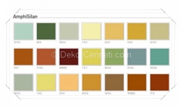 Filli boya iç cephe renk kartelası burada